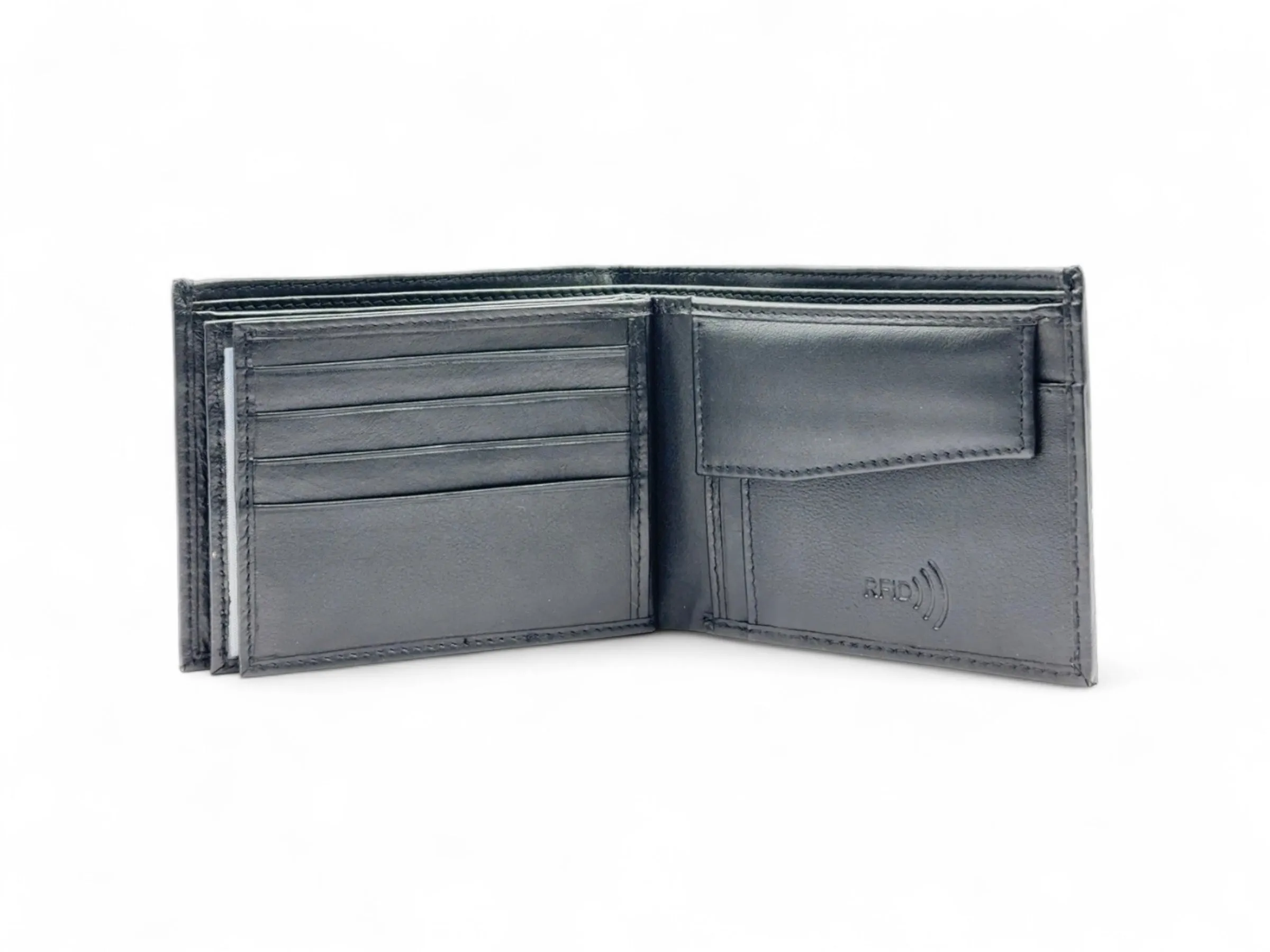 Smooth Premium 18 Card Billfold RFID Wallet with Coin Pocket #983C