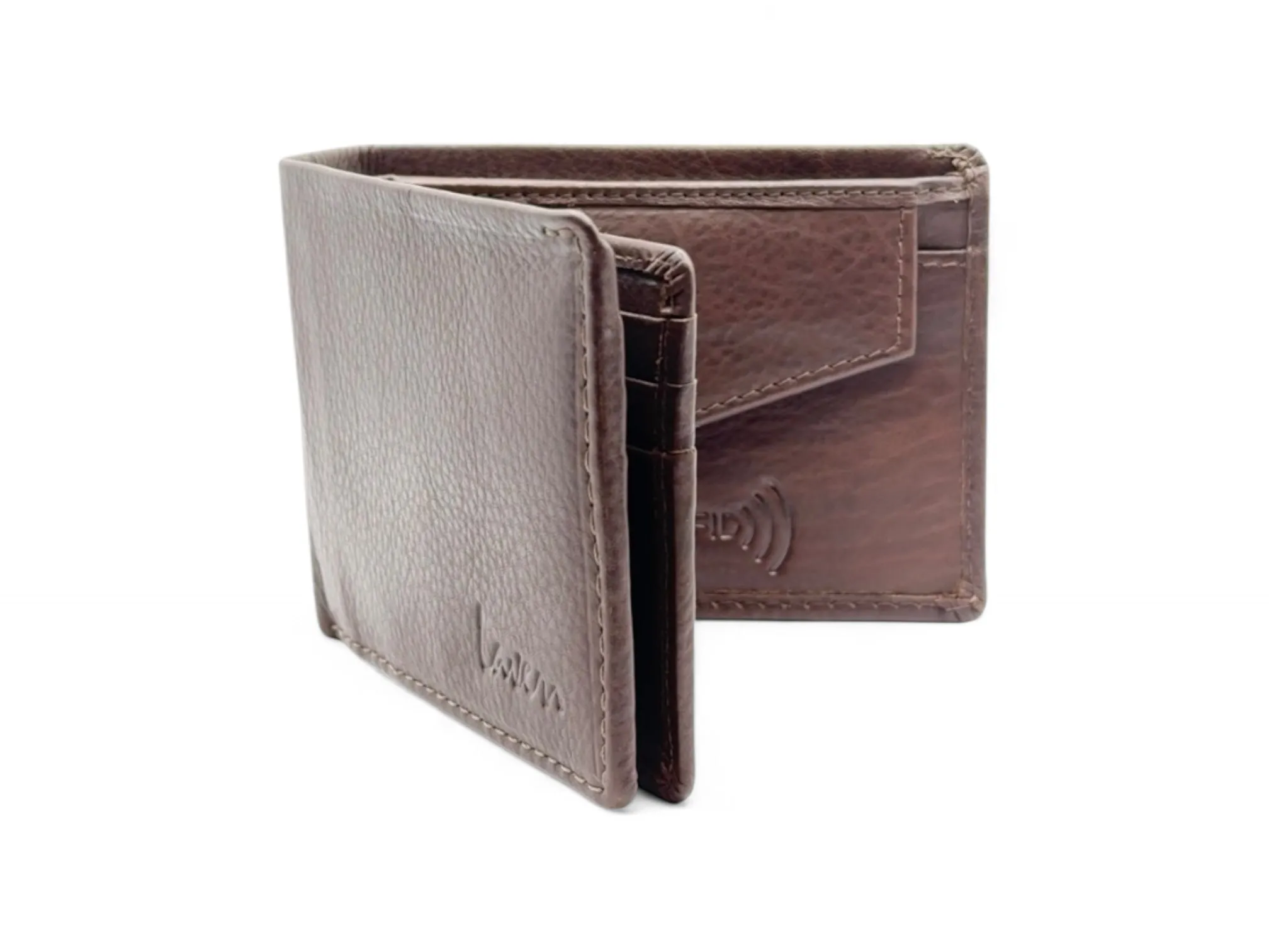 Smooth Premium 9 Card Billfold RFID Wallet | Coin Pocket #1074NC
