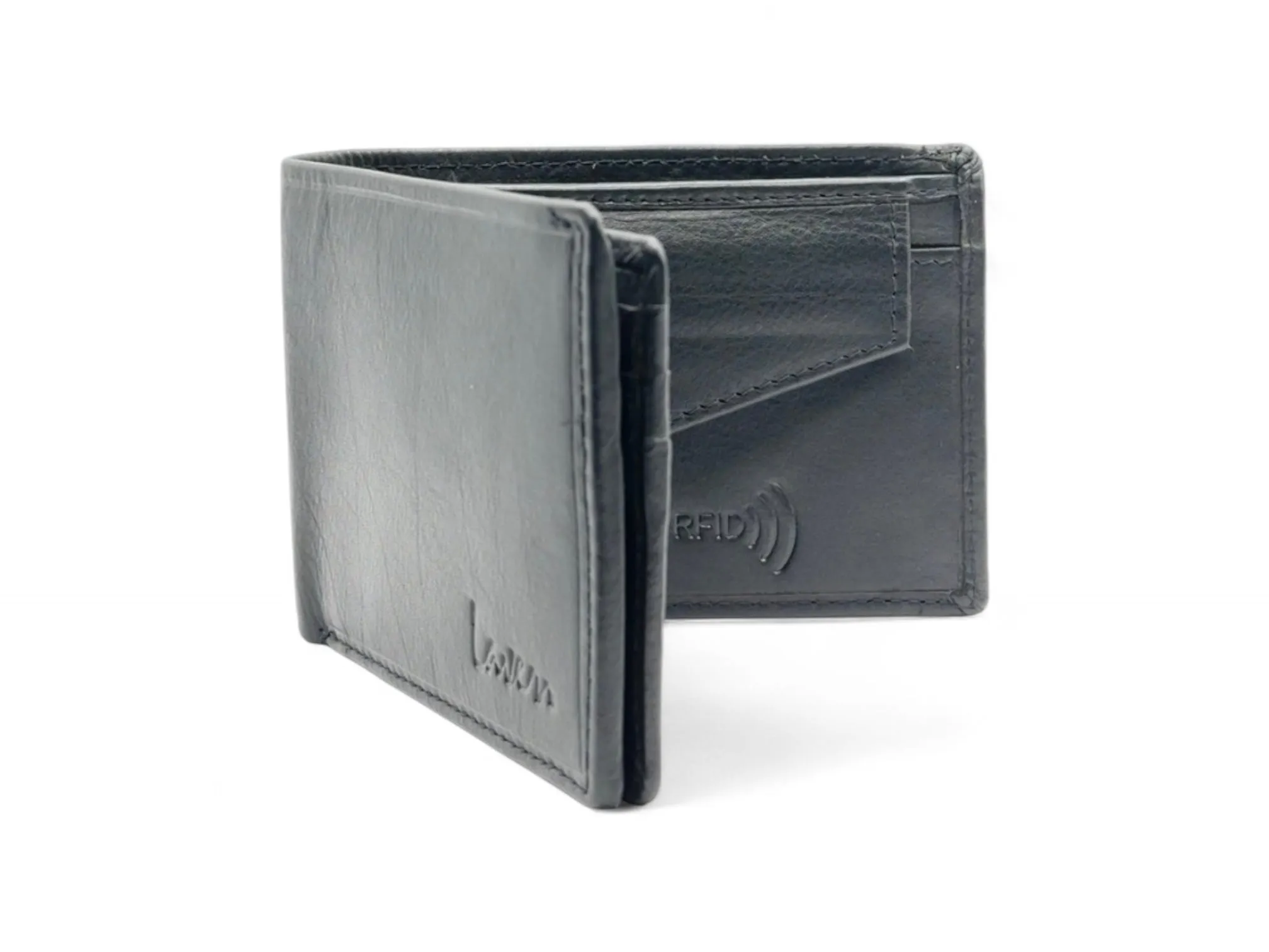 Smooth Premium 9 Card Billfold RFID Wallet | Coin Pocket #1074NC