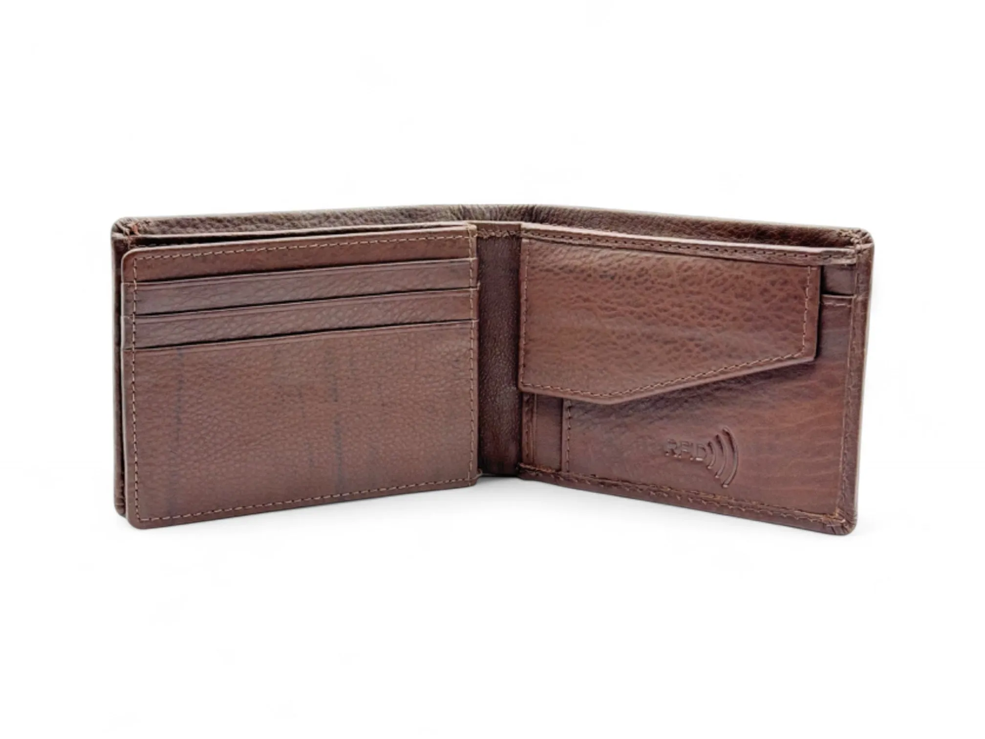 Smooth Premium 9 Card Billfold RFID Wallet | Coin Pocket #1074NC