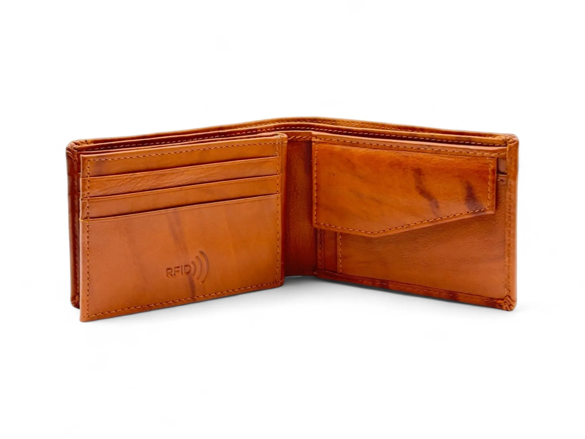Smooth Premium 9 Card Billfold RFID Wallet | Coin Pocket #1074NC