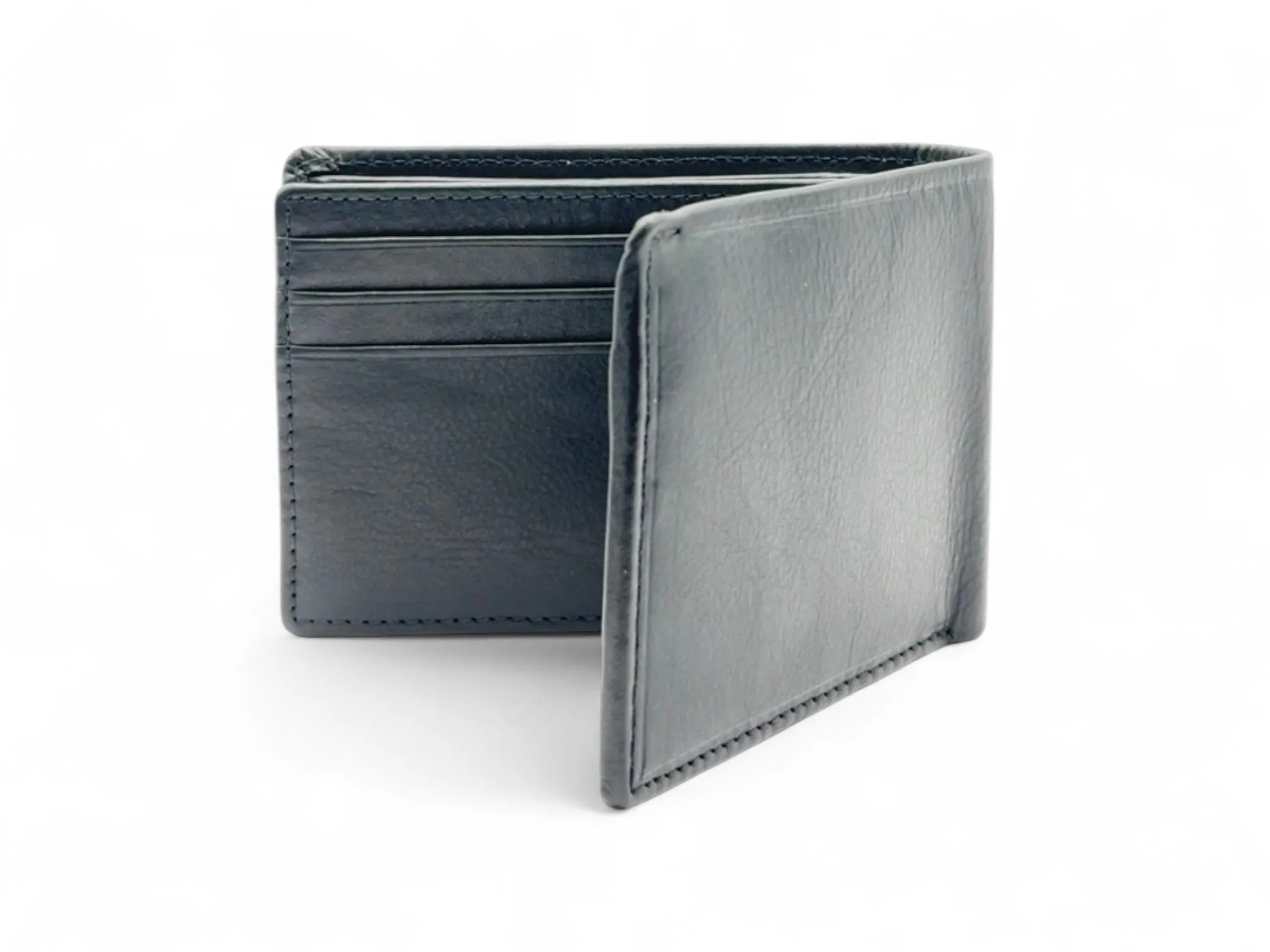 Smooth Premium 9 Card Billfold RFID Wallet | Coin Pocket #1074NC