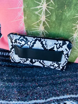 Snake Skin Cell Phone Wallet