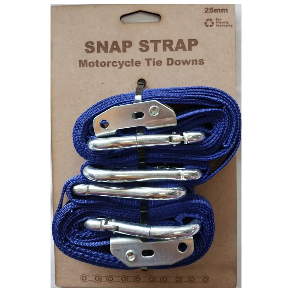 Snap Strap Soft Loop 25mm Motorcycle Tie Downs