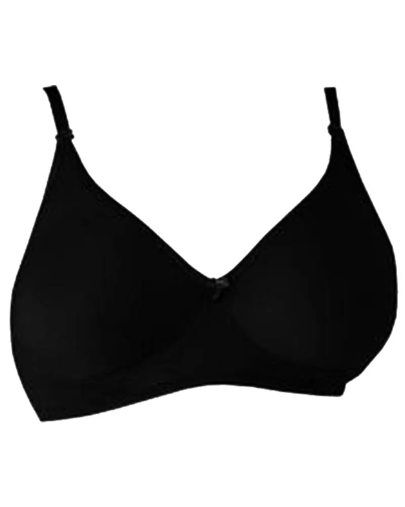 Soft Cup Bra - Tulip - T-118 - Black