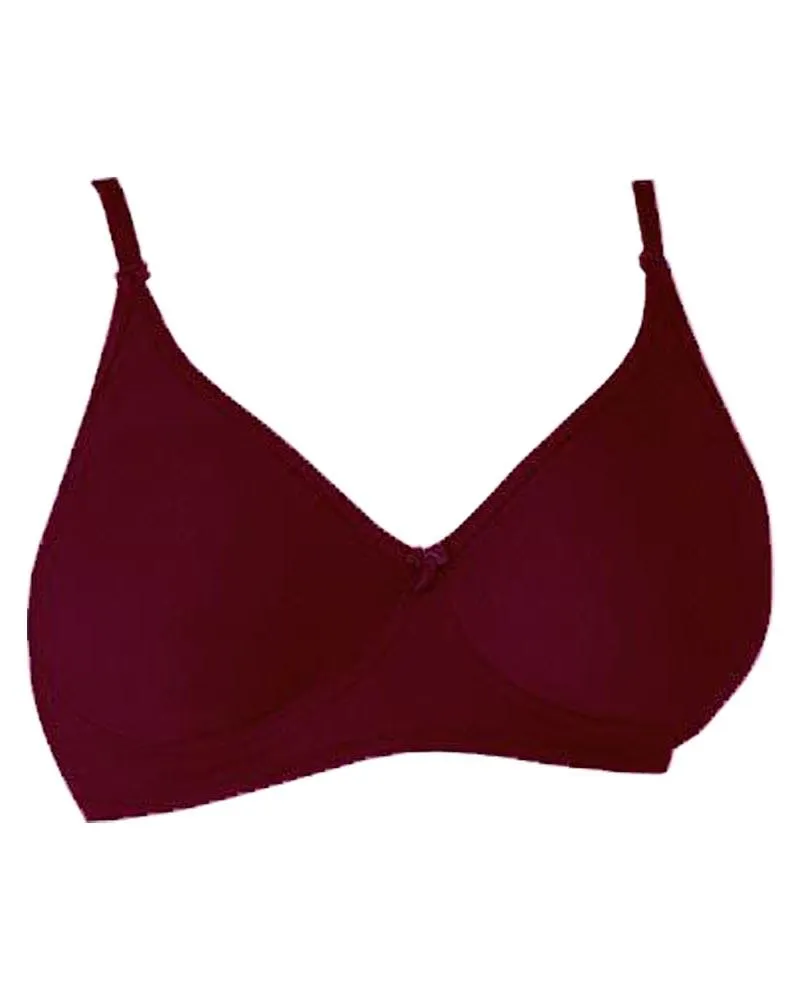 Soft Cup Bra - Tulip - T-118 - Maroon
