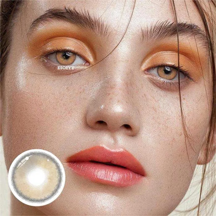 Sorayama Brown Colored Contact Lenses Yearly