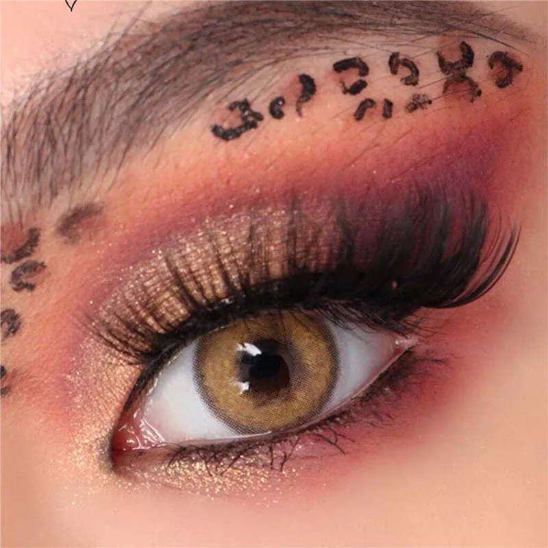 Sorayama Brown Colored Contact Lenses Yearly