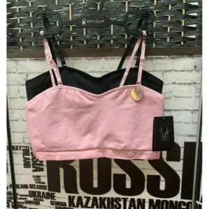 Spyder XL(2) Logo Reversible Convertible Bralette