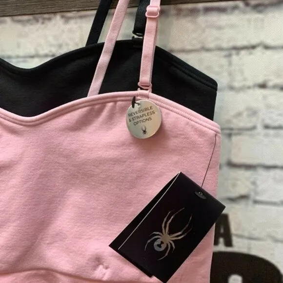 Spyder XL(2) Logo Reversible Convertible Bralette
