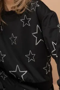 STAR STUDDED SWEATSHIRT