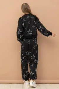 STAR STUDDED SWEATSHIRT