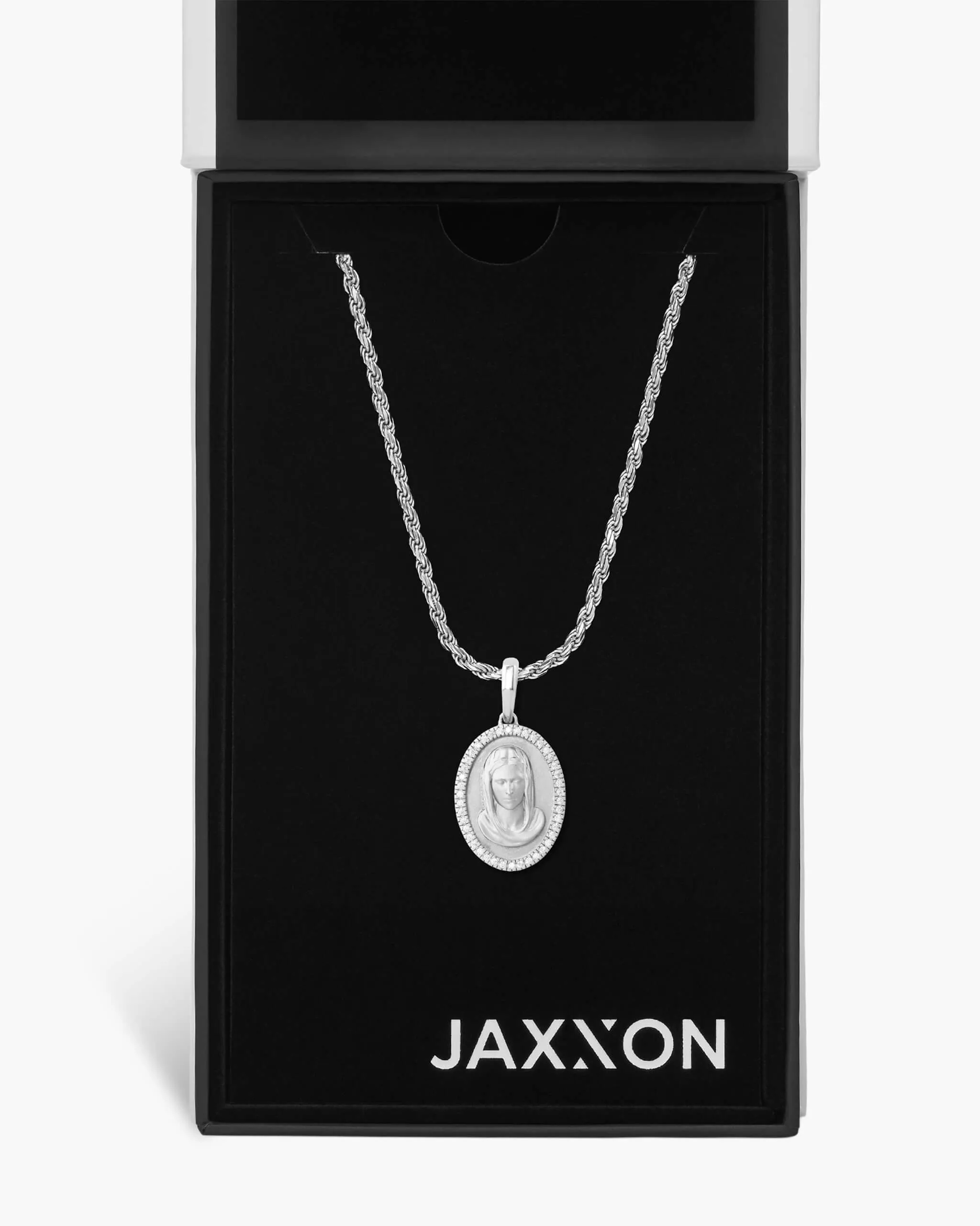 Studded St. Mary Pendant