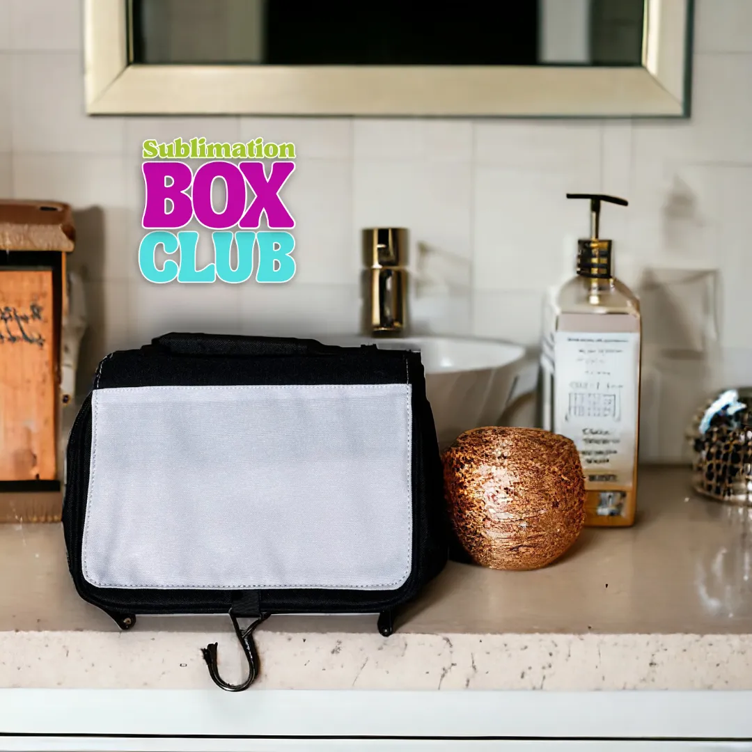 Sublimation Toiletry Cosmetic Hanging Bag