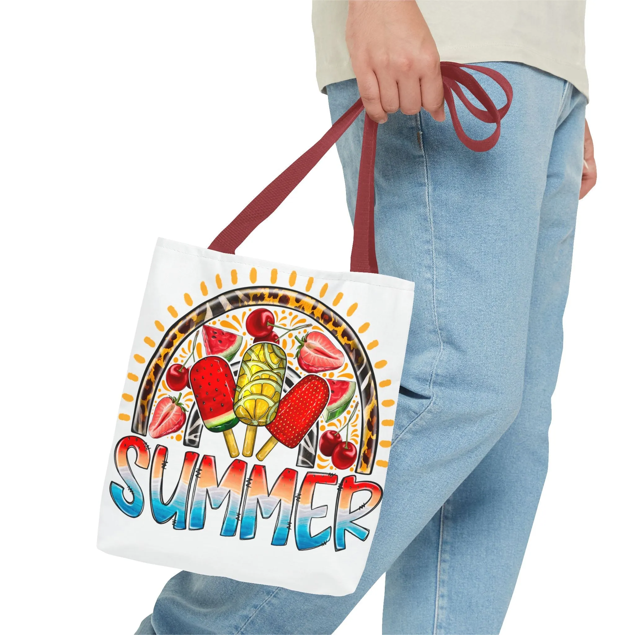 Summer Rainbow Tote Bag