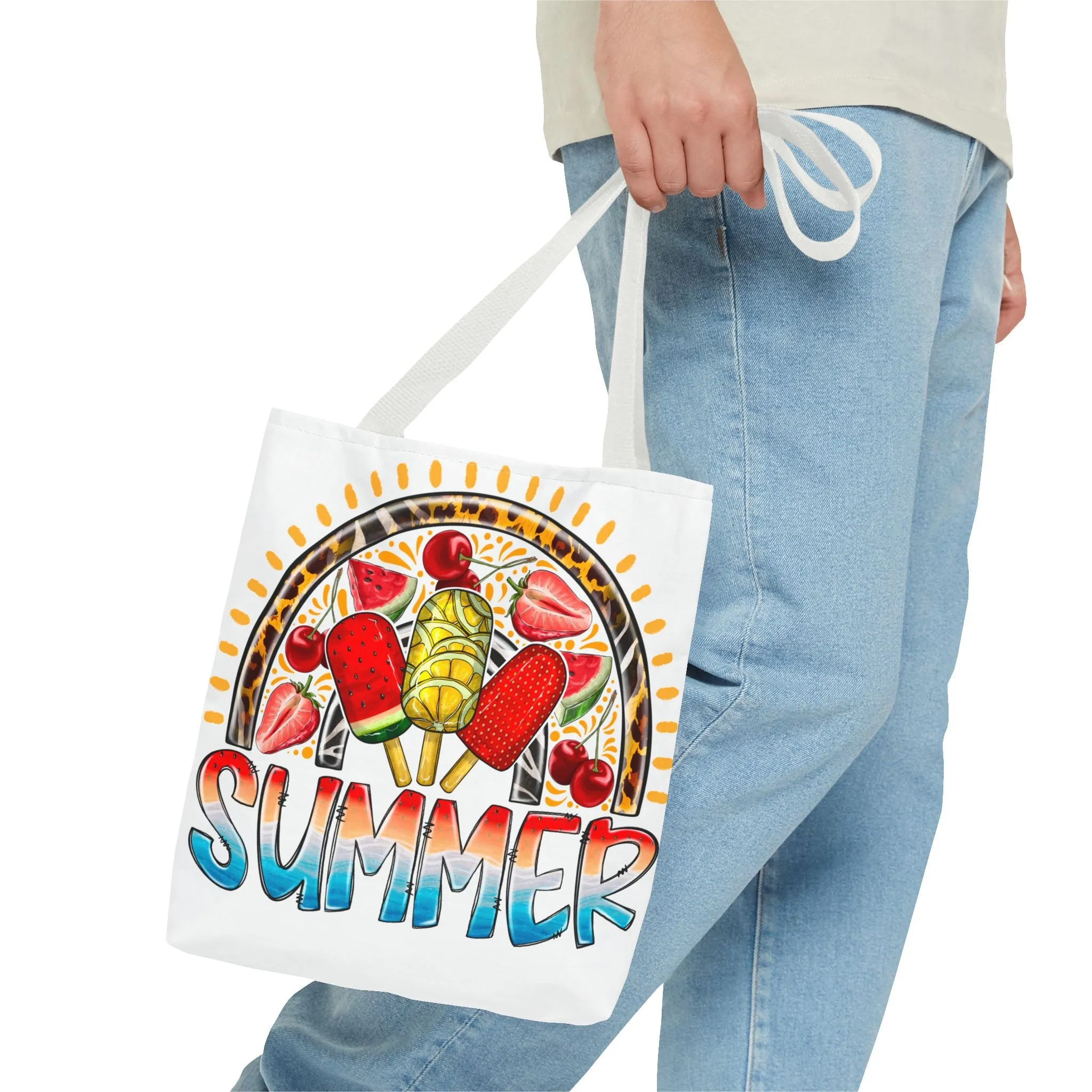 Summer Rainbow Tote Bag