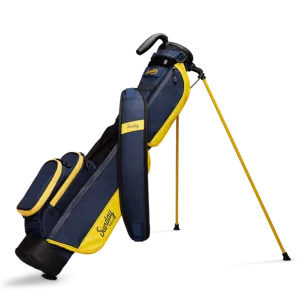 Sunday Golf Loma Golf Stand Bag Navy   Gold (Bag Height 32")