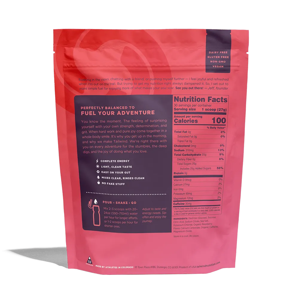 Tailwind Endurance Fuel 30 Serve/810g(Raspberry Buzz)