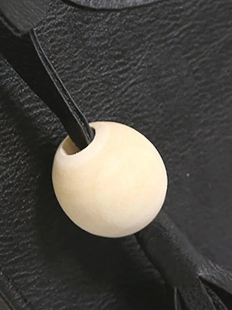 Tassel Detail Shoulder Bag With Cat Ear Handel