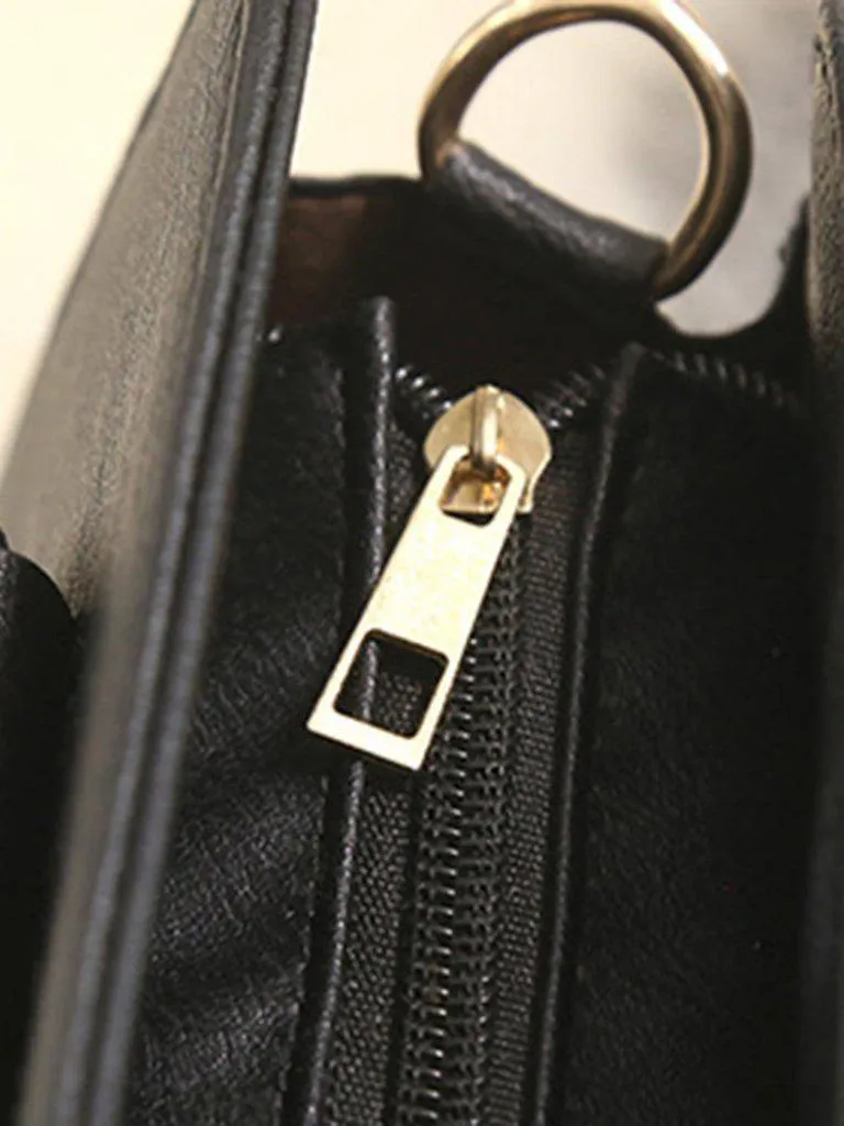 Tassel Detail Shoulder Bag With Cat Ear Handel