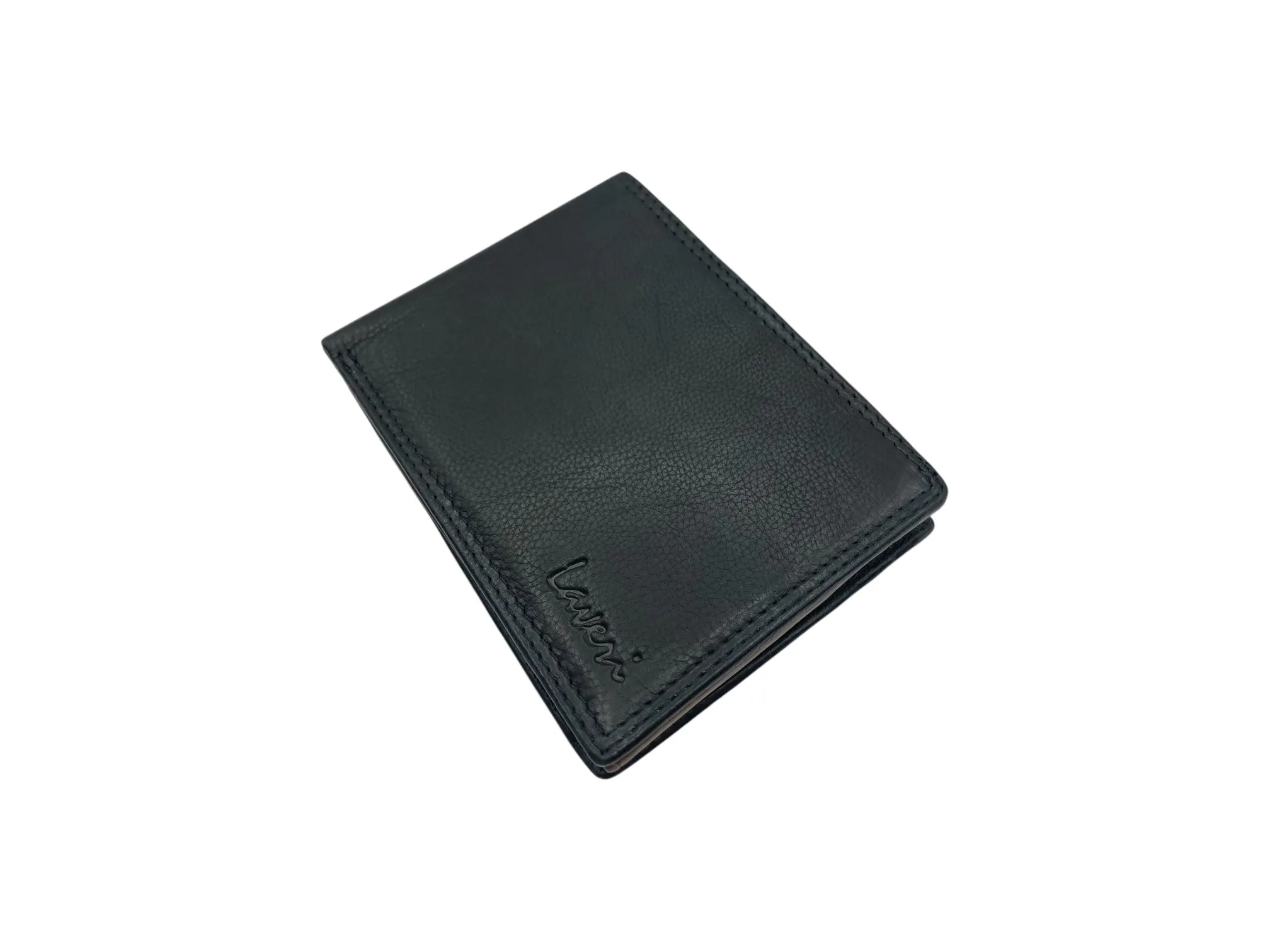 Top Grain Napa Leather Card & Coin Billfold Wallet # 1644