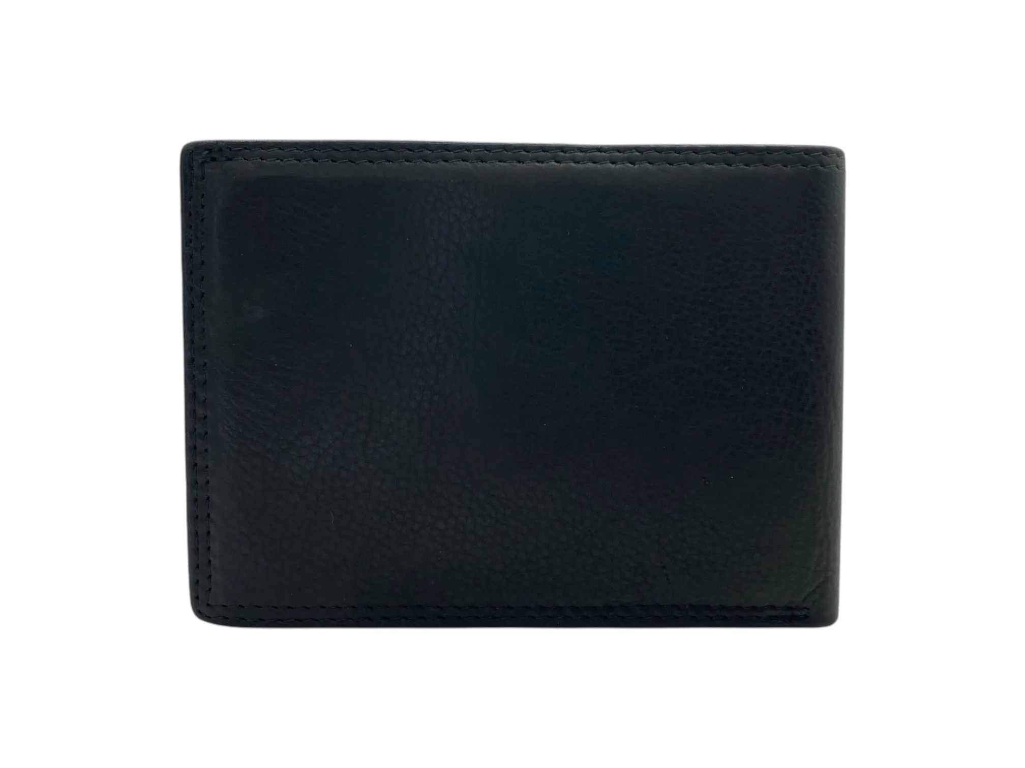 Top Grain Napa Leather Card & Coin Billfold Wallet # 1644
