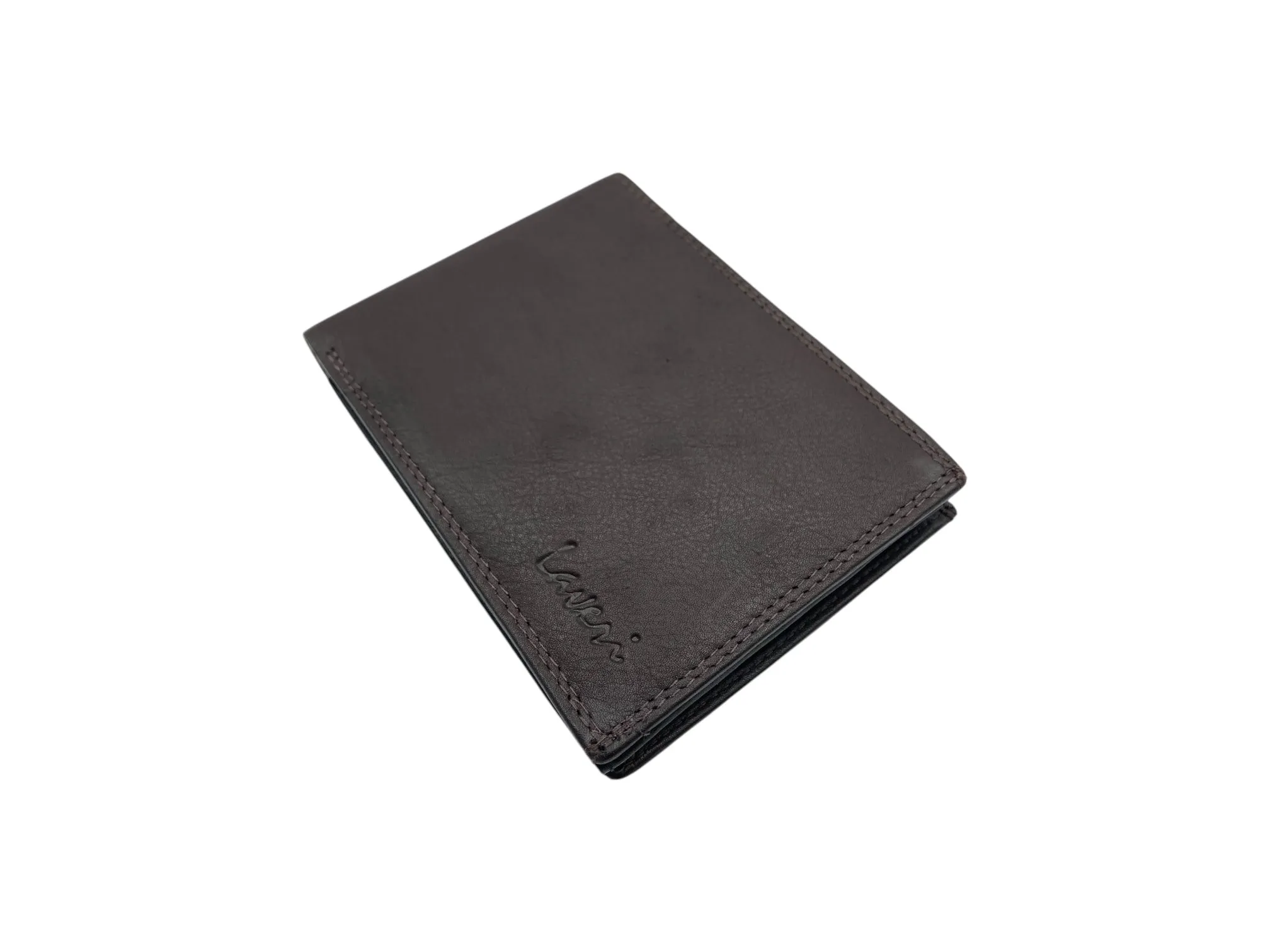 Top Grain Napa Leather Card & Coin Billfold Wallet # 1644