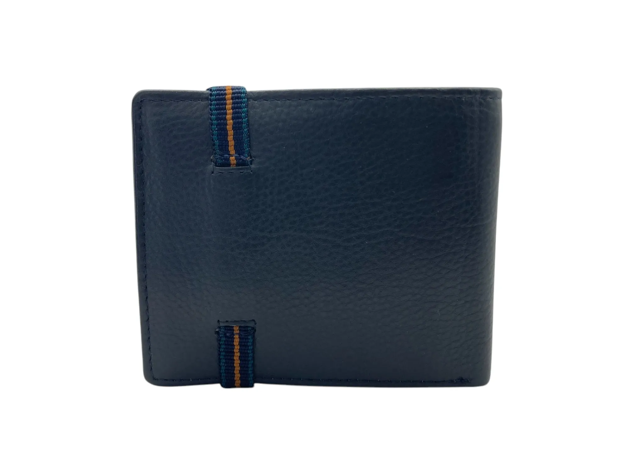 Top Grain Slim & Compact Leather Billfold Wallet # 4627Z [ELAS]