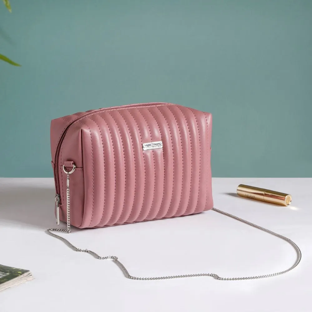 Travel Bags For Women Set of 3 Pink