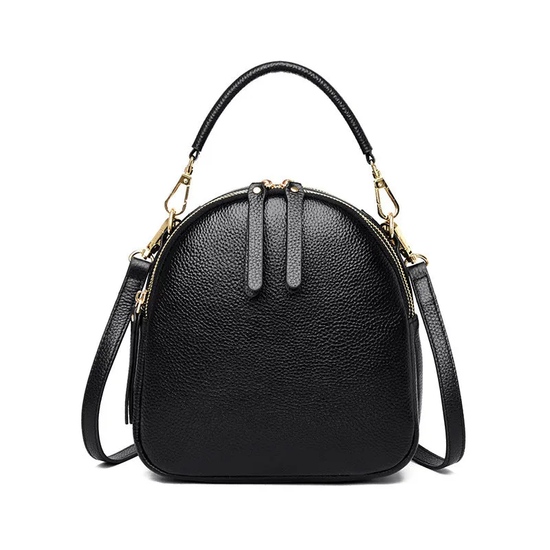 Trendy Small Leather Backpack | Stylish & Compact