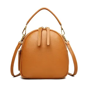 Trendy Small Leather Backpack | Stylish & Compact