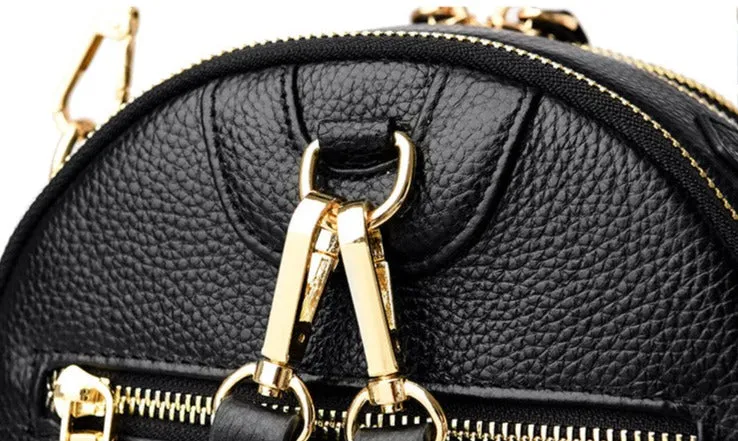 Trendy Small Leather Backpack | Stylish & Compact