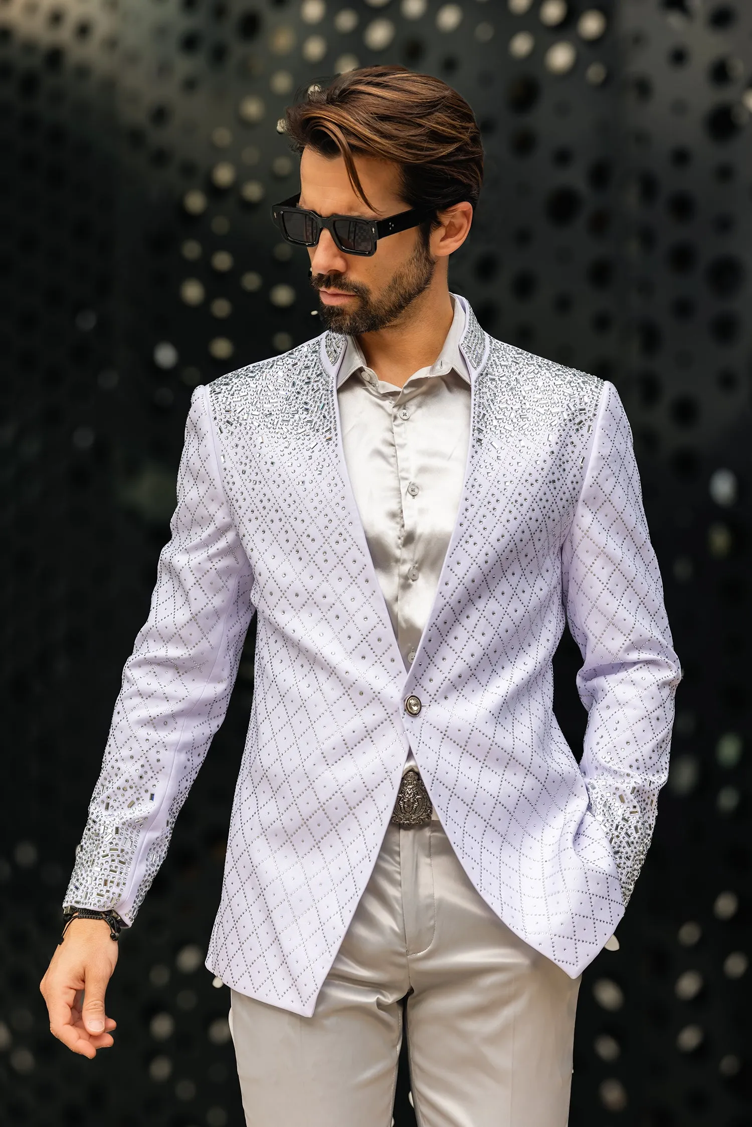 Trivon Rhinestone Blazer