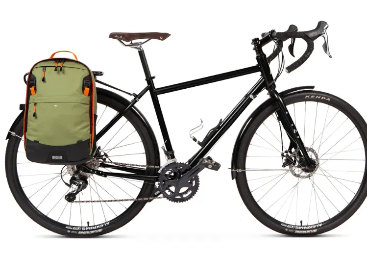 Two Wheel Gear - Pannier Backpack, Convertible LITE  22L - Olive Recycled Ripstop