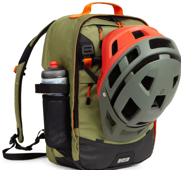 Two Wheel Gear - Pannier Backpack, Convertible LITE  22L - Olive Recycled Ripstop