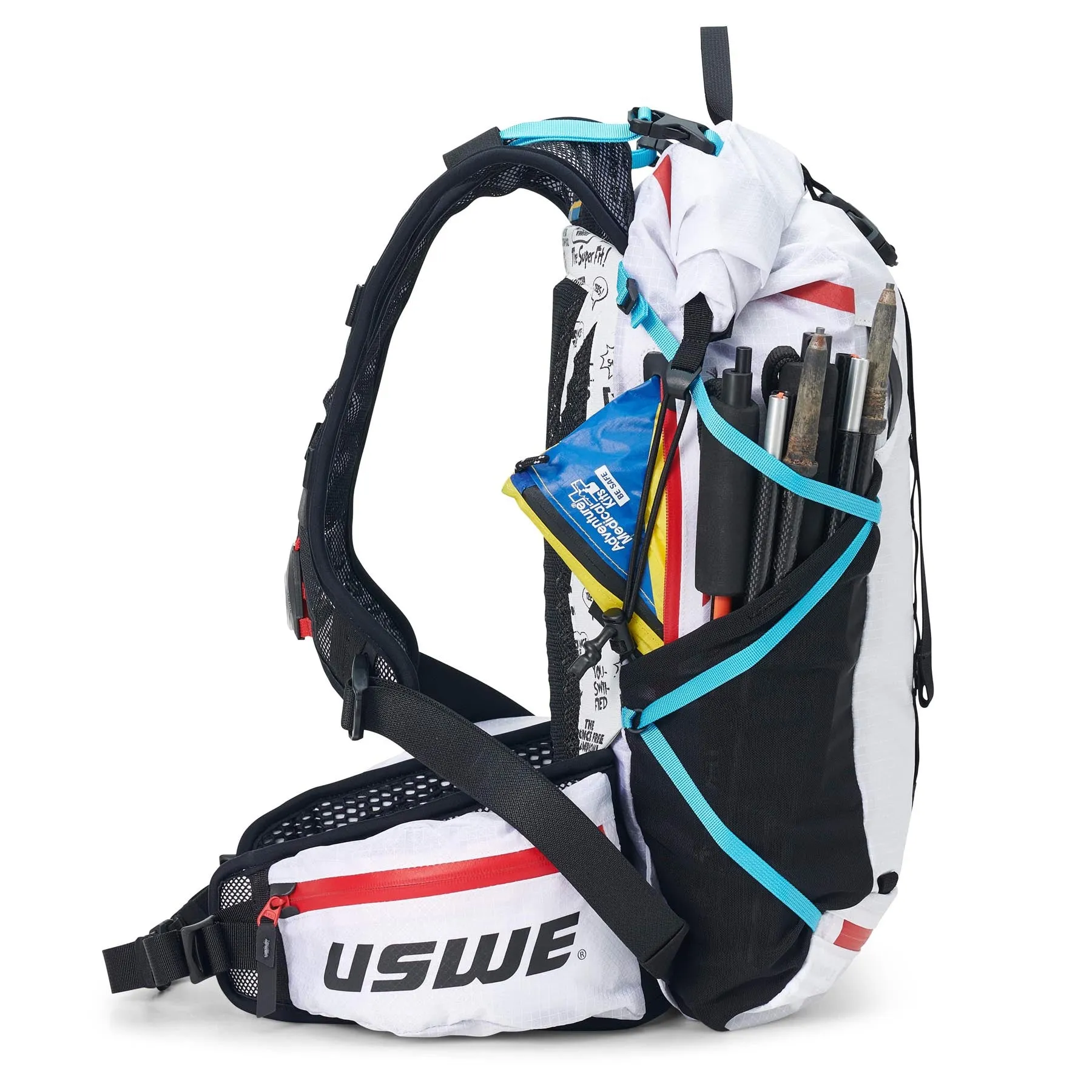 USWE Hajker Pro 24L MTB & Hiking Rolltop Daypack - White