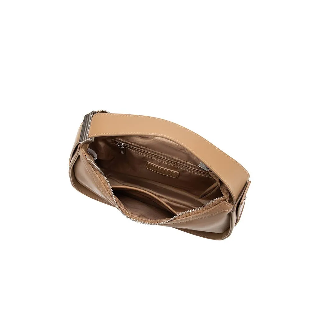 Vivian Top Handle Bag: Nutmeg