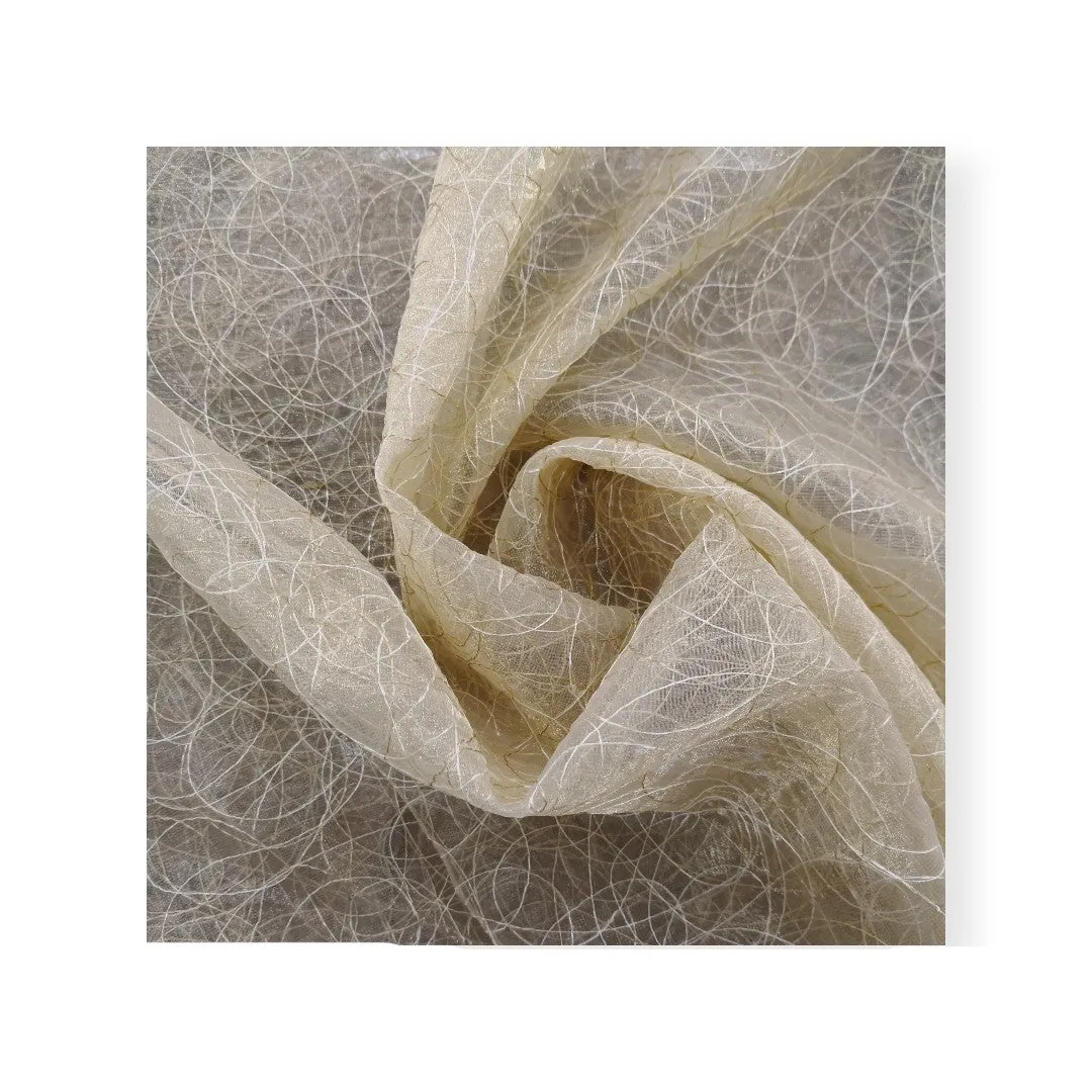 Voile Ostrich Cream GSD017B