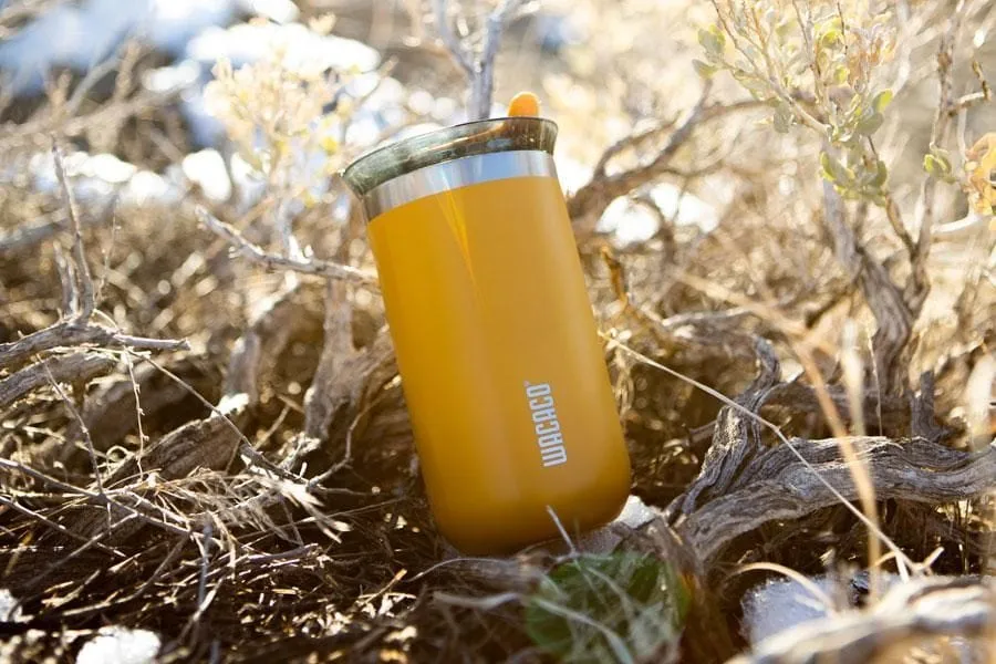 Wacaco Octaroma Lungo Insulated Mug Amber Yellow 300ml OCTAAY