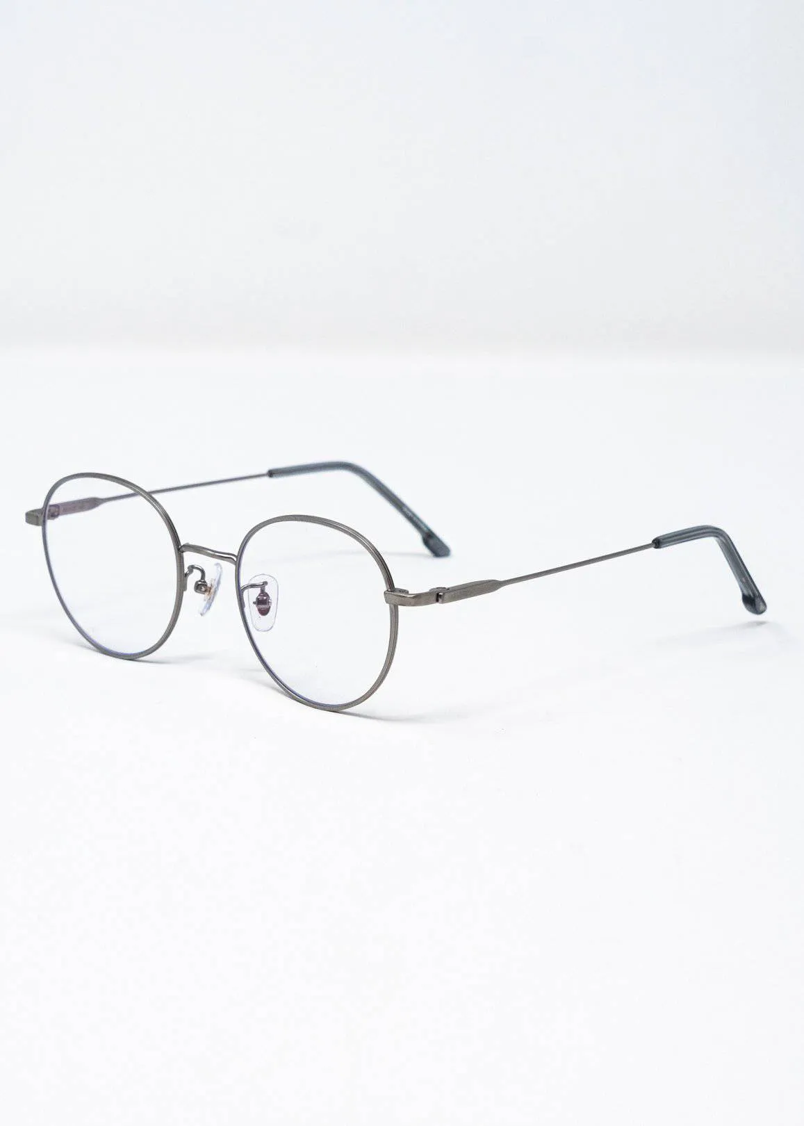 Ward Eyewear Blue Light Blocking Glasses in Baron Satin Grey