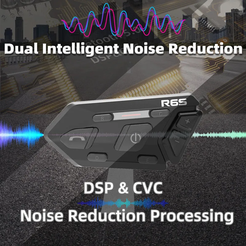 Waterproof Bluetooth Motorcycle Helmet Headset with Wireless Intercom | Durable Riding Communication Device