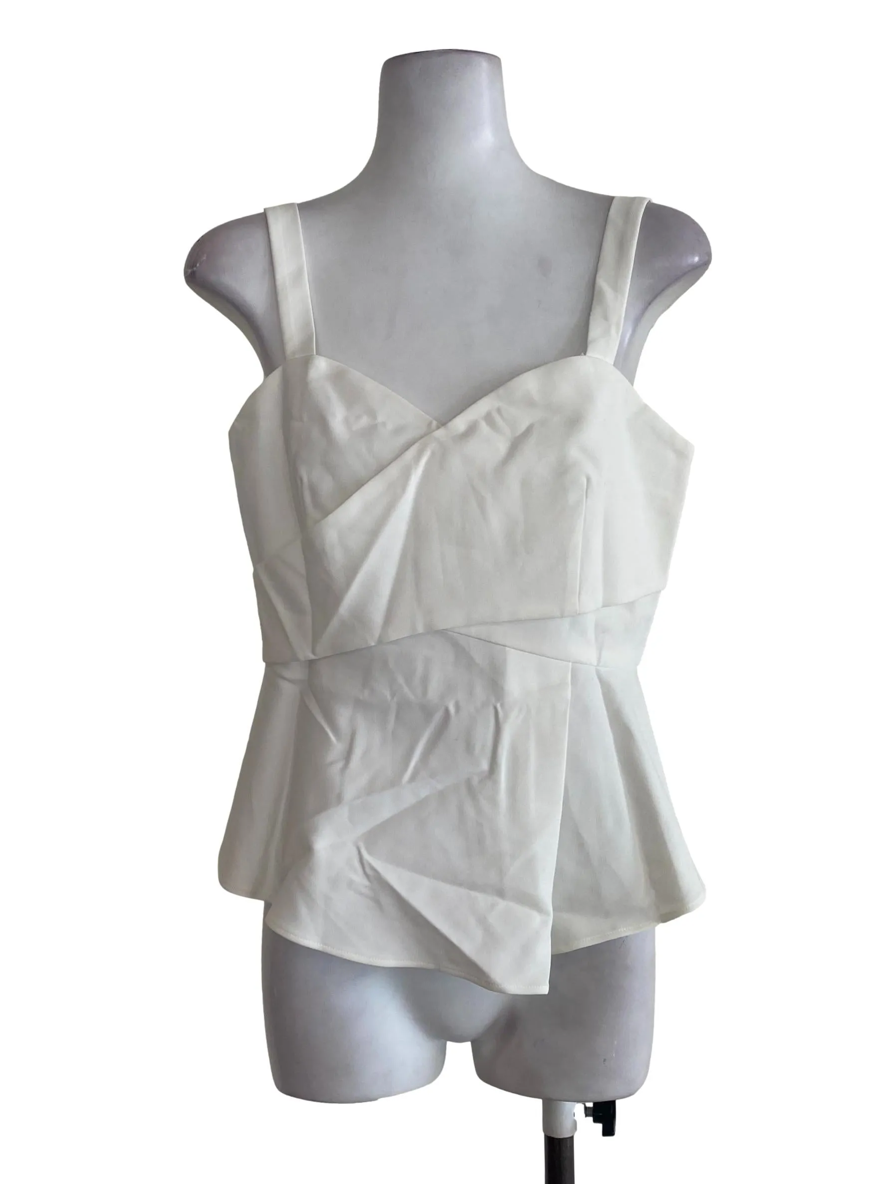 White Wrap Top