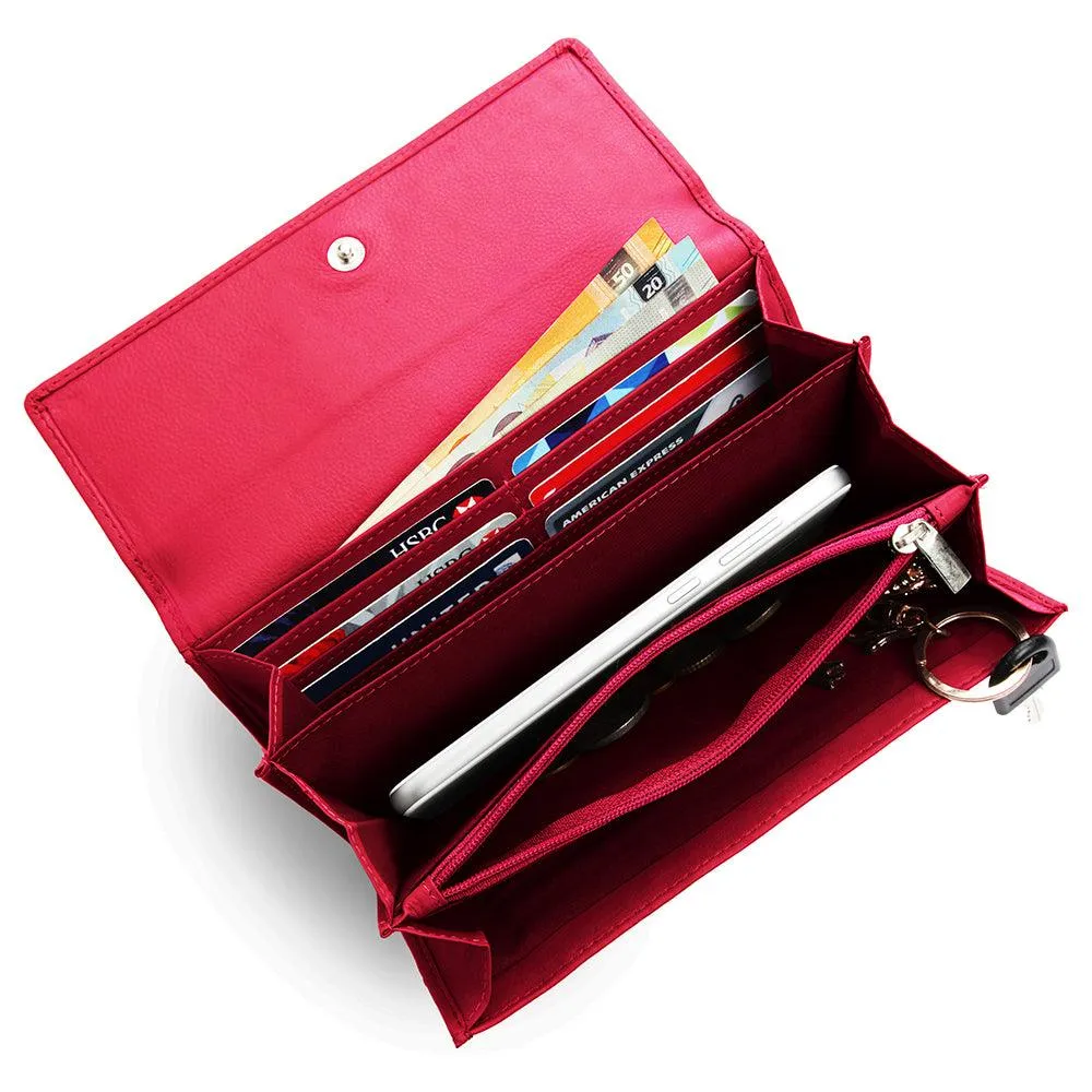 WILDHORN® Genuine Leather Wallet for Women | Purse for Women/Girls