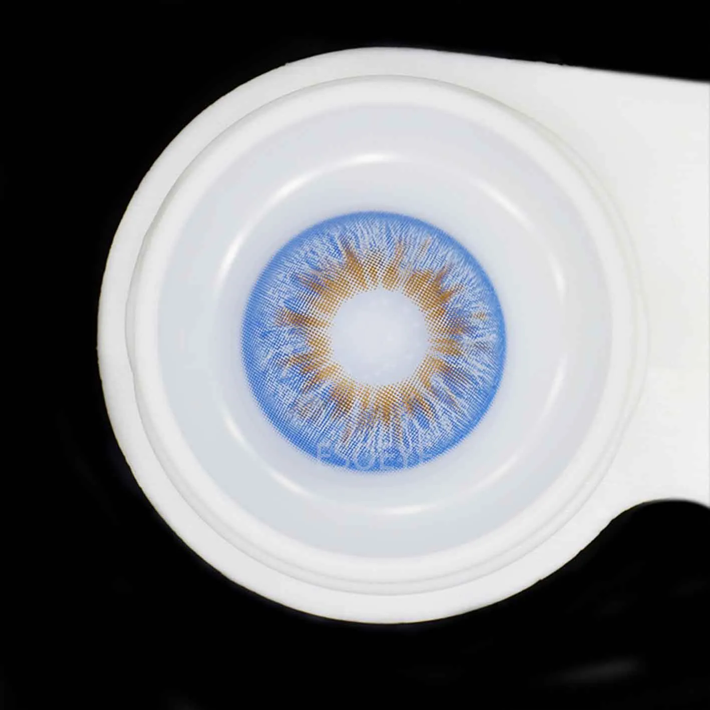 Wildness Peacock Blue Colored Contact Lenses Yearly