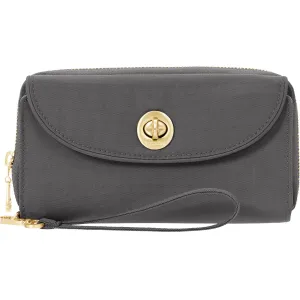 Women's Baggallini RFID Luxor Wallet Charcoal Nylon