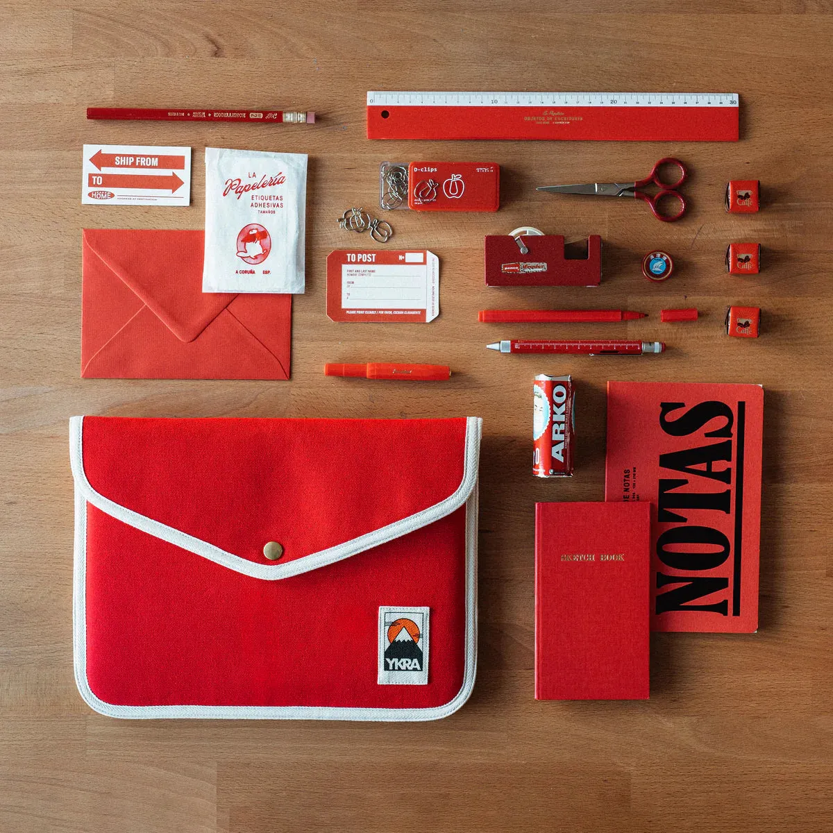 YKRA Red Laptop Case