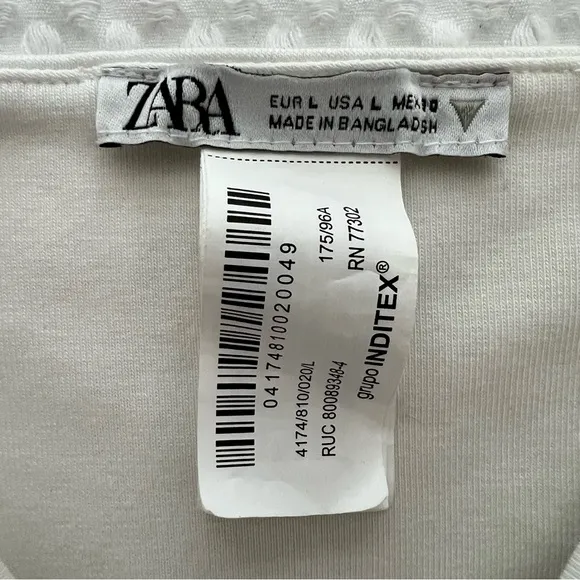 Zara Bubble Hem Ombre Midi Dress Ethereal Feminine Viral Strapless Size Large