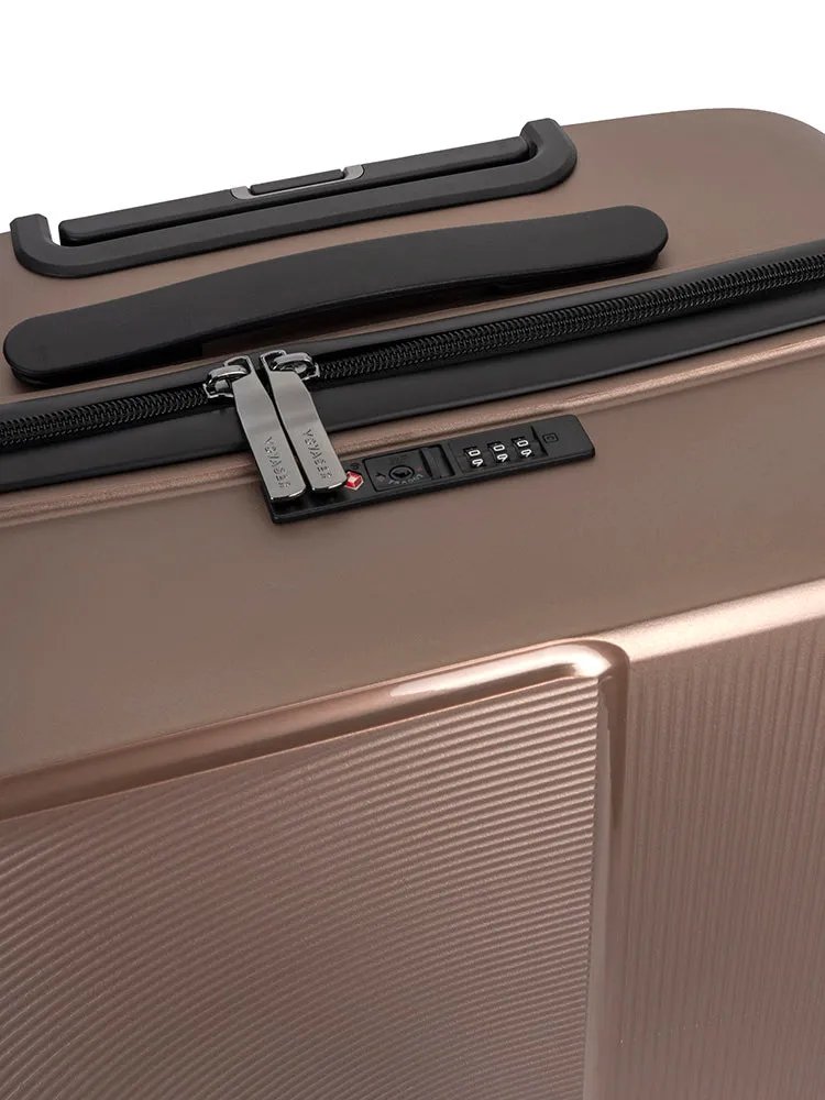 Zen 65cm Medium 4 Wheel Trolley Case - Brown