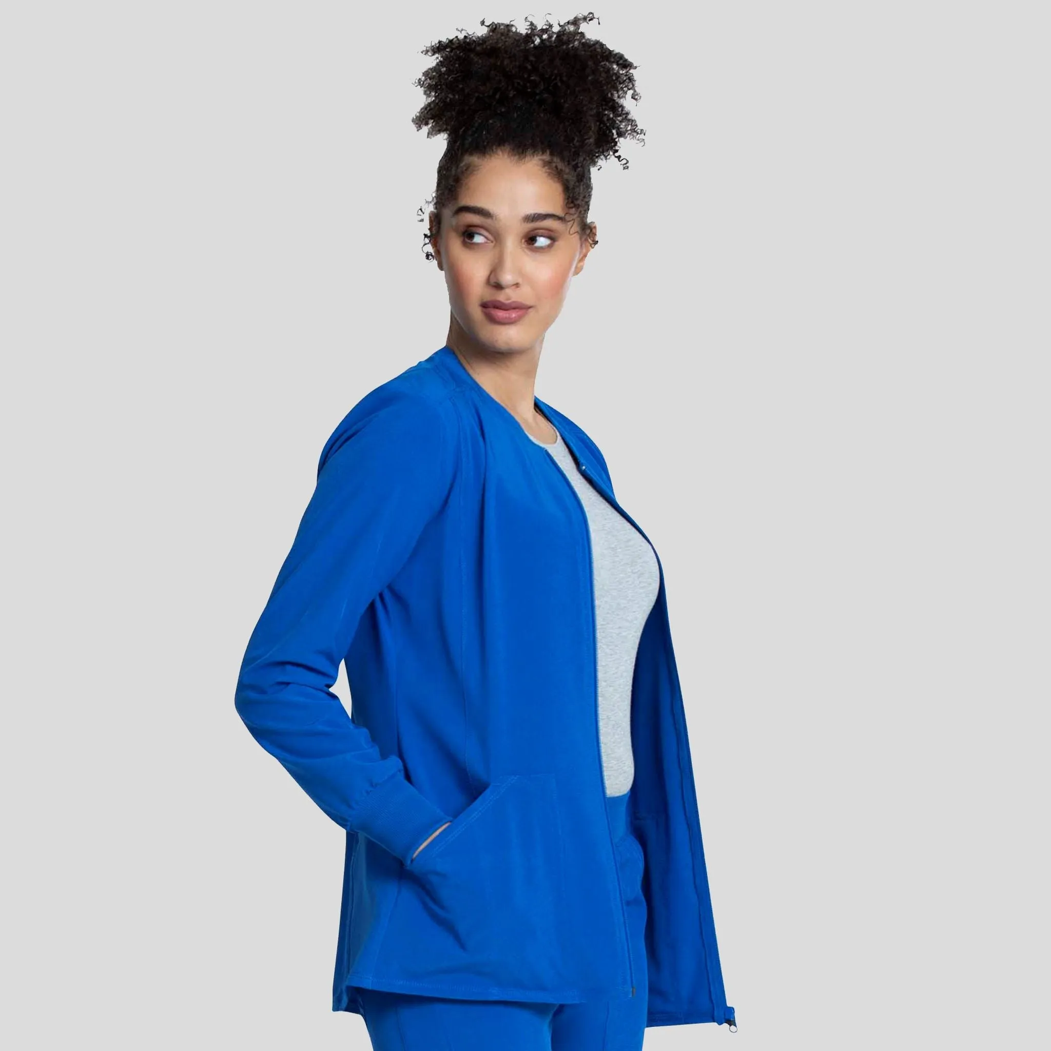 Zip Front Jacket | Royal